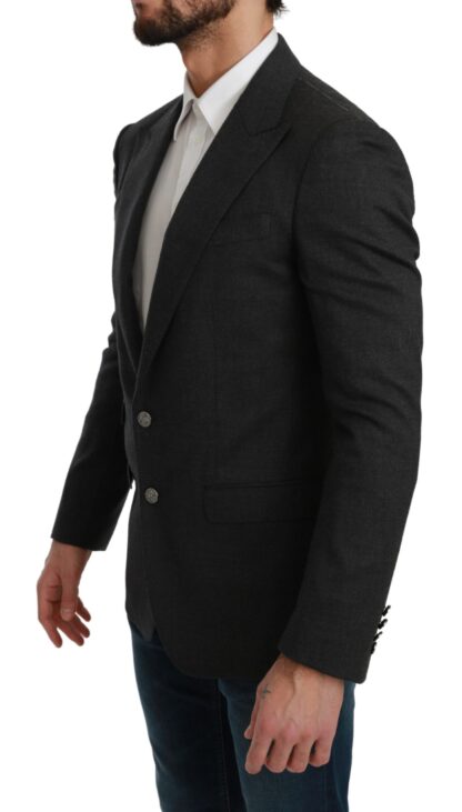 Dolce & Gabbana - Elegant Gray Slim Fit Formal Blazer