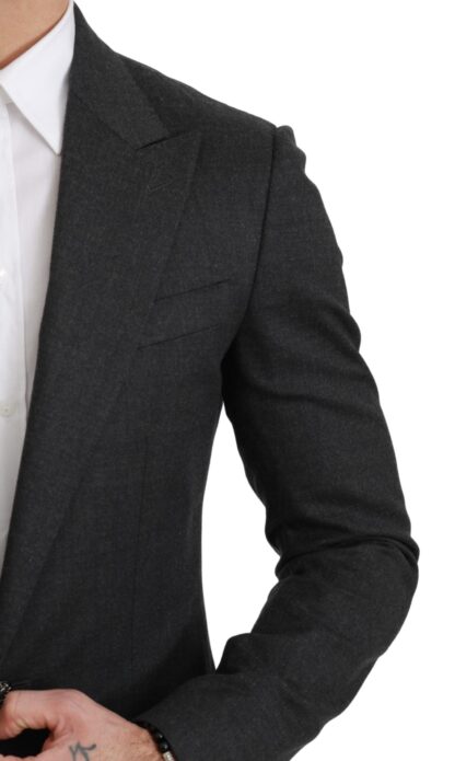 Dolce & Gabbana - Elegant Gray Slim Fit Formal Blazer