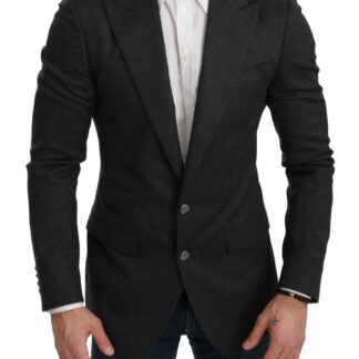 Dolce & Gabbana - Elegant Black Slim Fit Formal Blazer