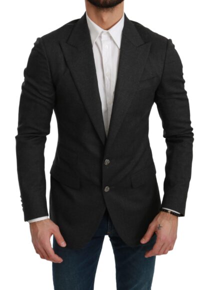 Dolce & Gabbana - Elegant Gray Slim Fit Formal Blazer