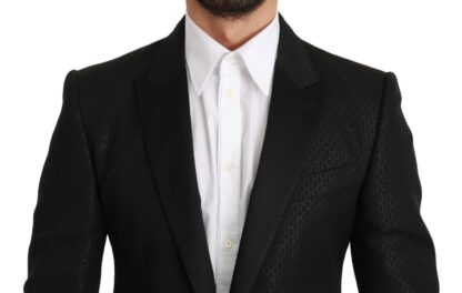 Dolce & Gabbana - Slim Fit Martini Black Blazer Jacket