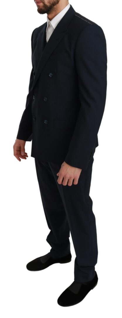 Dolce & Gabbana - Elegant Navy Blue Martini Suit