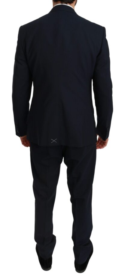 Dolce & Gabbana - Elegant Navy Blue Martini Suit