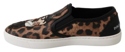 Dolce & Gabbana - Chic Leopard Print Loafers for Elegant Comfort