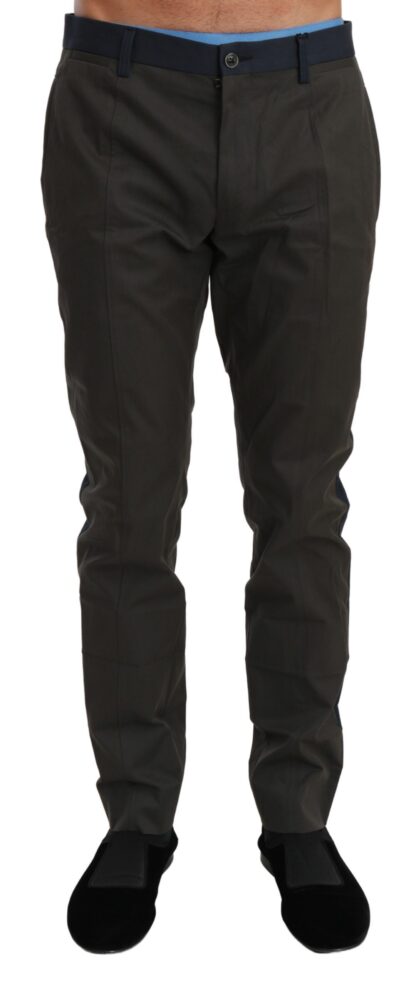 Dolce & Gabbana - Elegant Slim Fit Striped Casual Pants