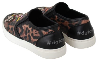 Dolce & Gabbana - Elegant Leopard Print Loafers for Sophisticated Style