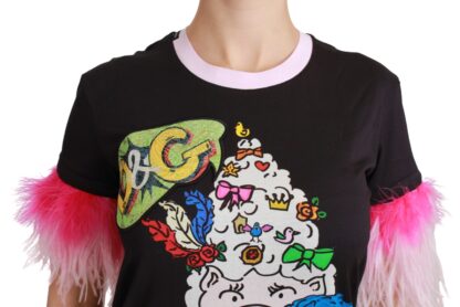 Dolce & Gabbana - Chic Crewneck Year of the Pig Motif Tee