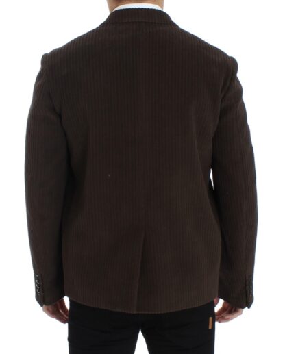 Dolce & Gabbana - Elegant Brown Manchester Blazer Jacket