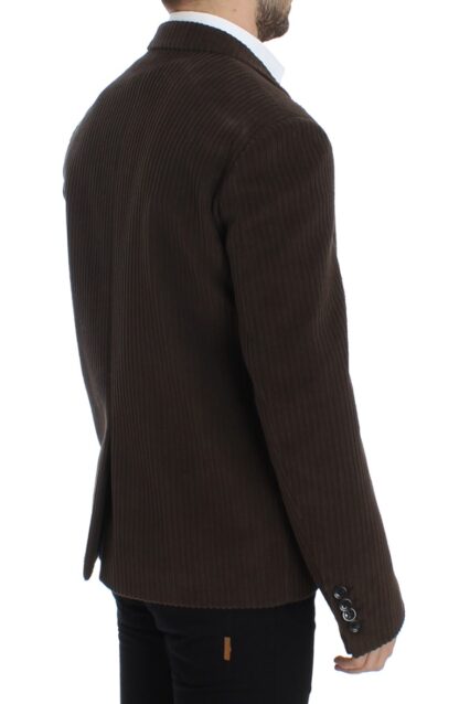 Dolce & Gabbana - Elegant Brown Manchester Blazer Jacket