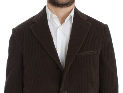 Dolce & Gabbana - Elegant Brown Manchester Blazer Jacket