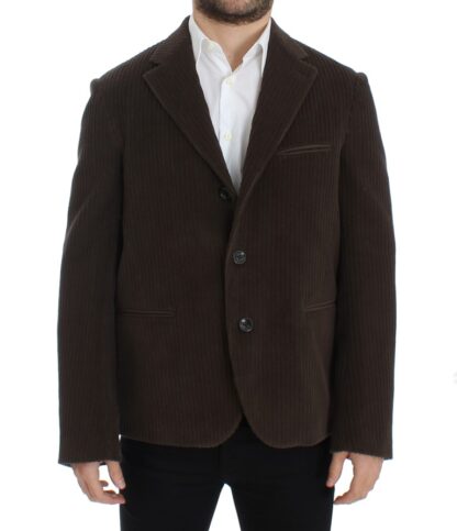 Dolce & Gabbana - Elegant Brown Manchester Blazer Jacket