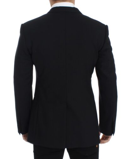 Dolce & Gabbana - Elegant Black Wool Blend Slim Fit Blazer