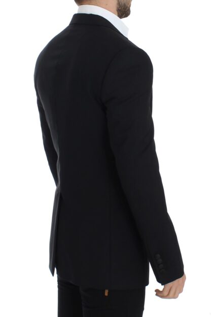 Dolce & Gabbana - Elegant Black Wool Blend Slim Fit Blazer