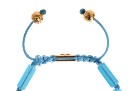 Nialaya - Elegant Blue Opal & Diamond-Studded Bracelet