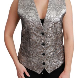 Dolce & Gabbana - Elegant Sleeveless Wool-Silk Blend Vest