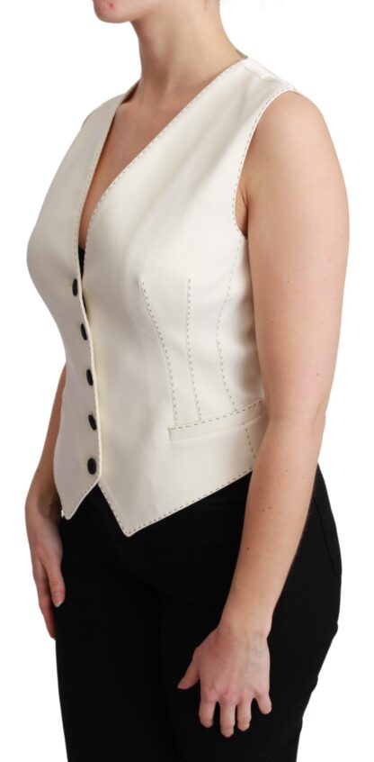 Dolce & Gabbana - Elegant Sleeveless Wool-Silk Blend Vest