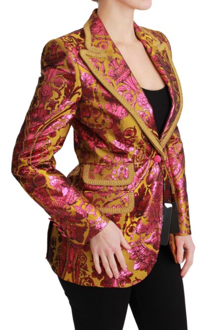 Dolce & Gabbana - Floral Jacquard Blazer with Silk Lining