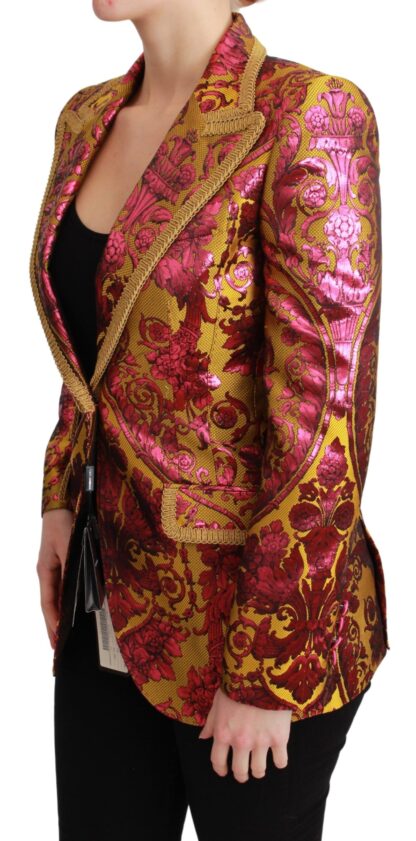 Dolce & Gabbana - Floral Jacquard Blazer with Silk Lining