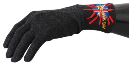 Dolce & Gabbana - Gray Virgin Wool Unisex Gloves