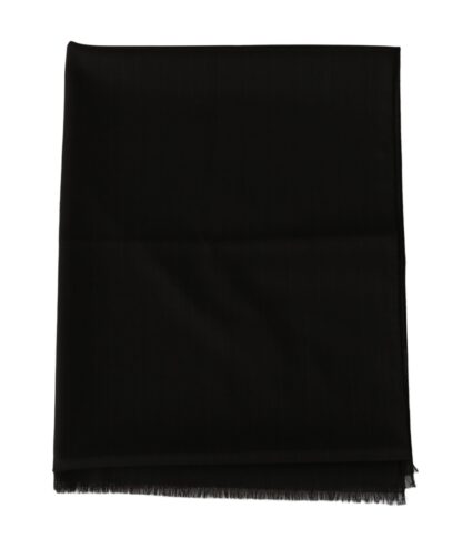 Dolce & Gabbana - Elegant Silk Gray Striped Men's Scarf