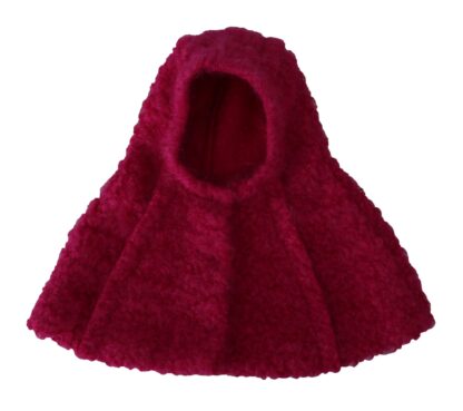 Dolce & Gabbana - Elegant Pink Mohair Hooded Scarf