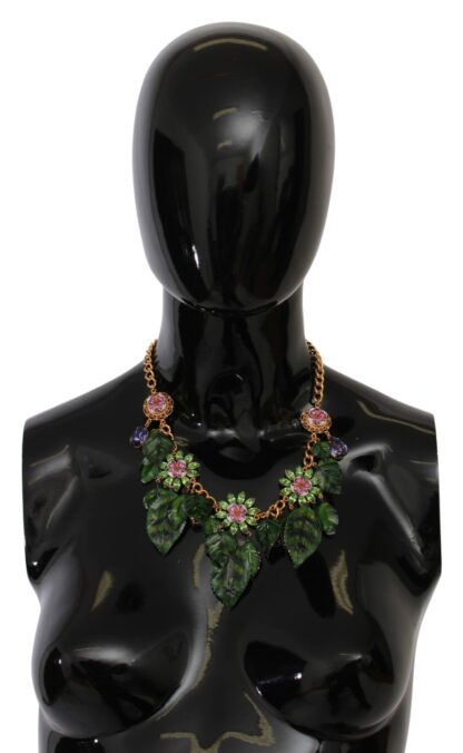 Dolce & Gabbana - Elegant Floral Sicily Charm Necklace