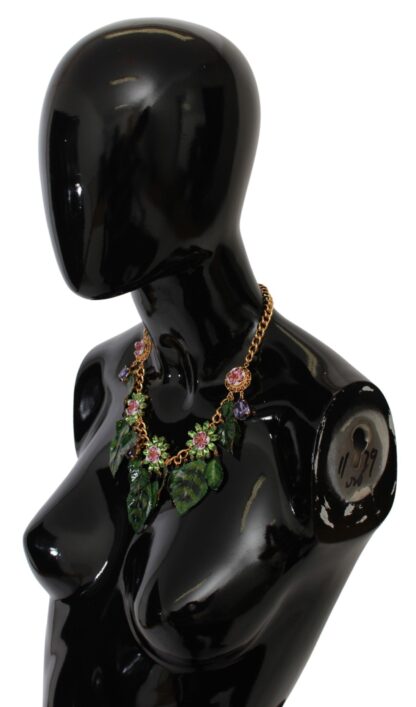 Dolce & Gabbana - Elegant Floral Sicily Charm Necklace