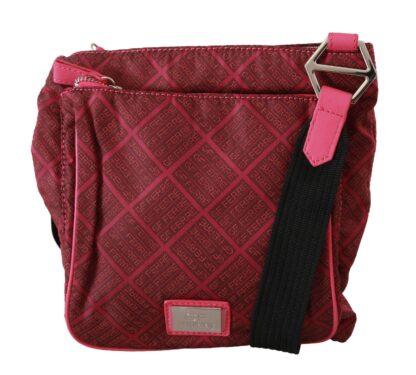 GF Ferre - Chic Pink Fabric Crossbody Elegance