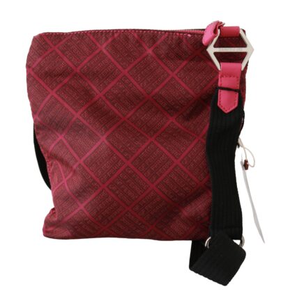 GF Ferre - Chic Pink Fabric Crossbody Elegance