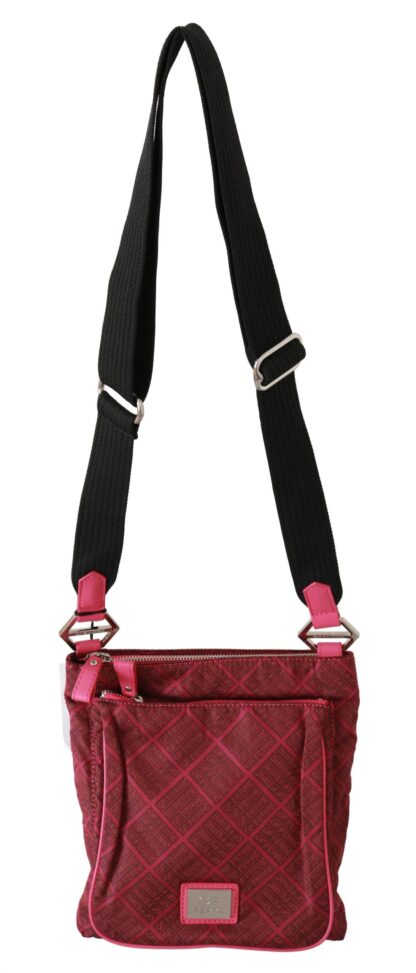 GF Ferre - Chic Pink Fabric Crossbody Elegance