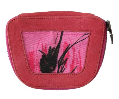 PINKO - Elegant Pink Fabric Coin Wallet