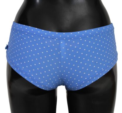 Ermanno Scervino - Chic Blue Dotted Designer Bikini Set