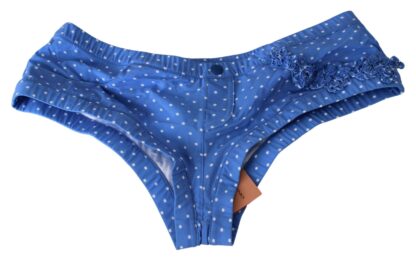 Ermanno Scervino - Chic Blue Dotted Designer Bikini Set