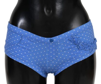 Ermanno Scervino - Chic Blue Dotted Designer Bikini Set