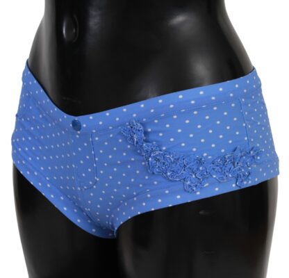 Ermanno Scervino - Chic Blue Dotted Designer Bikini Set