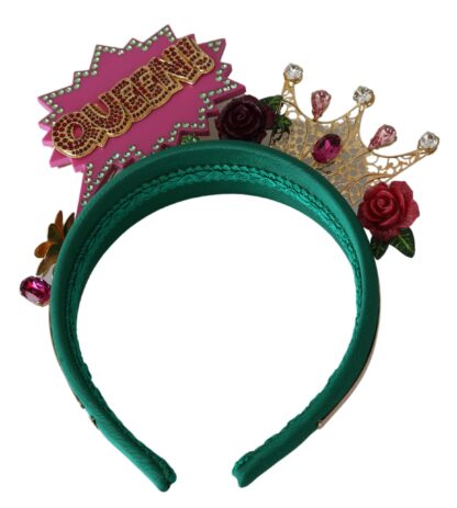 Dolce & Gabbana - Stunning Silk & Brass Diadem Headband