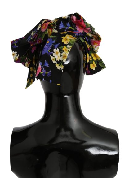 Dolce & Gabbana - Elegant Floral Silk Headband Diadem Tiara