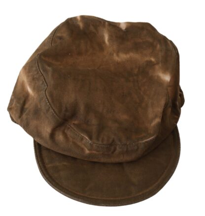 Costume National - Elegant Brown Newsboy Hat