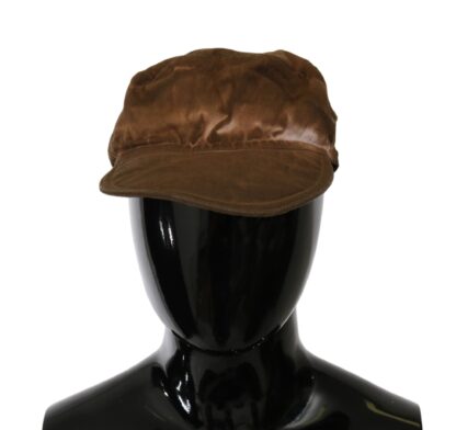 Costume National - Elegant Brown Newsboy Hat