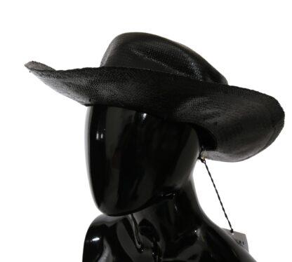 Costume National - Chic Black Floppy Hat - Timeless Elegance