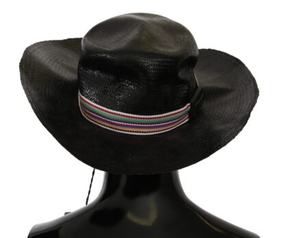 Costume National - Chic Black Floppy Hat - Timeless Elegance