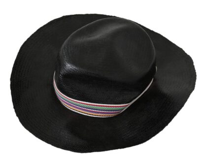 Costume National - Chic Black Floppy Hat - Timeless Elegance