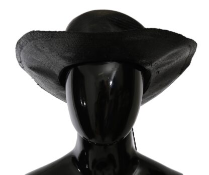 Costume National - Chic Black Floppy Hat - Timeless Elegance