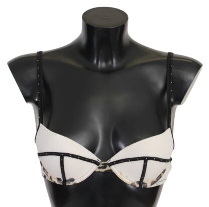 Just Cavalli - Elegant White Push-Up Bra With Logo Details