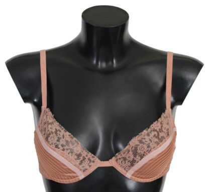 Ermanno Scervino - Elegant Nude Lace Push-Up Bra