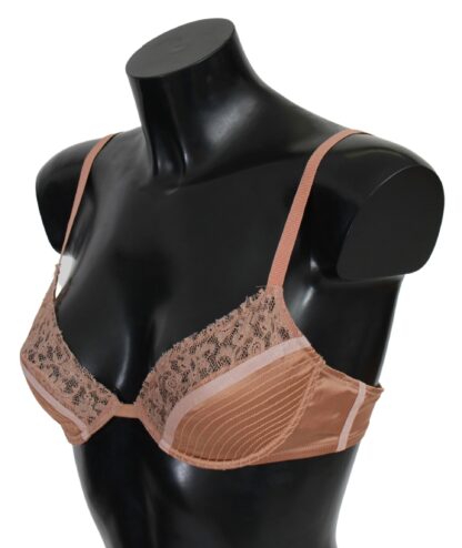 Ermanno Scervino - Elegant Nude Lace Push-Up Bra