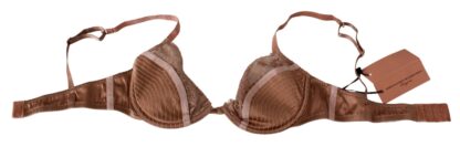 Ermanno Scervino - Elegant Nude Lace Push-Up Bra