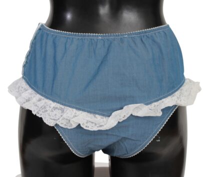 Ermanno Scervino - Chic Denim Blue Cotton Bottoms