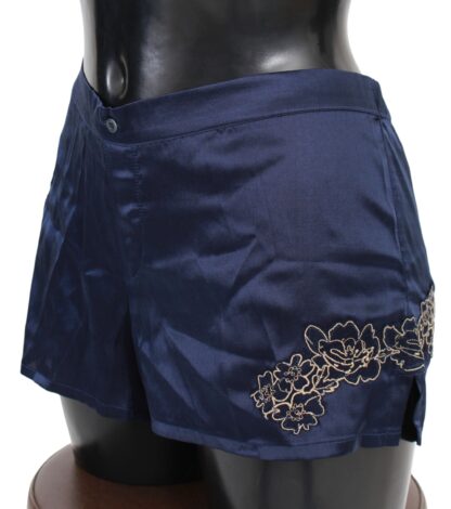 Ermanno Scervino - Chic Blue Lingerie Shorts - Pure Cotton Comfort