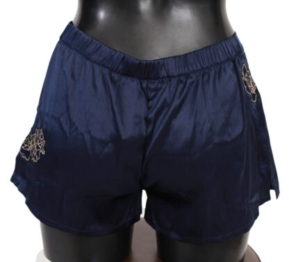 Ermanno Scervino - Chic Blue Lingerie Shorts - Pure Cotton Comfort